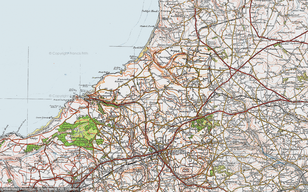 Old Map of Laity Moor, 1919 in 1919