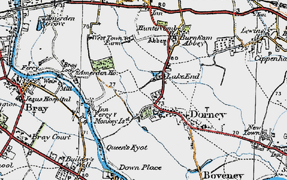 Old map of Lake End in 1920