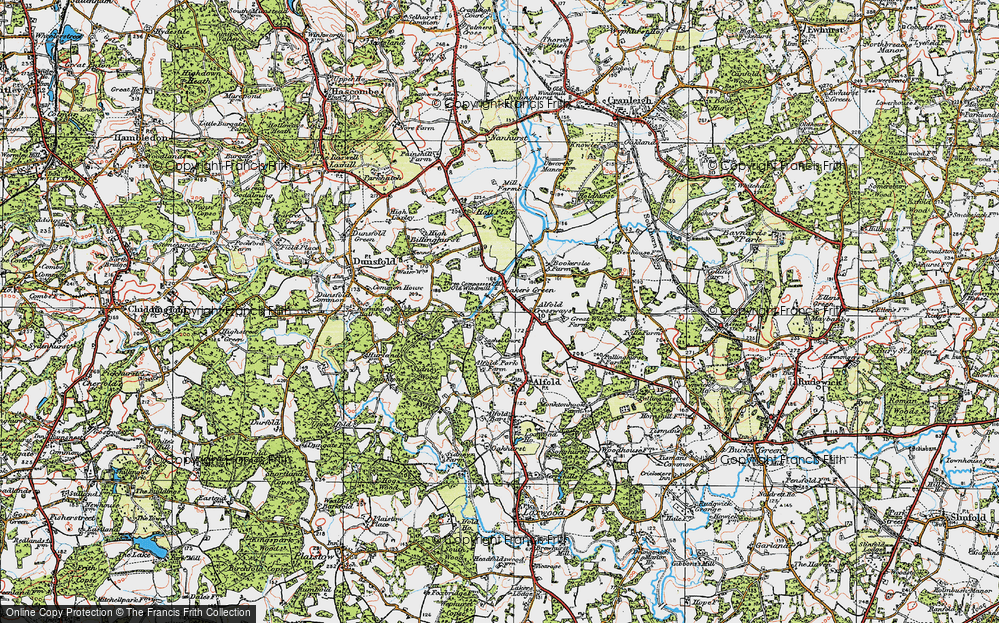 Old Map of Laker's Green, 1920 in 1920