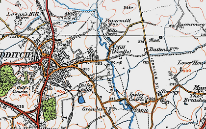 Old map of Lakeside in 1919