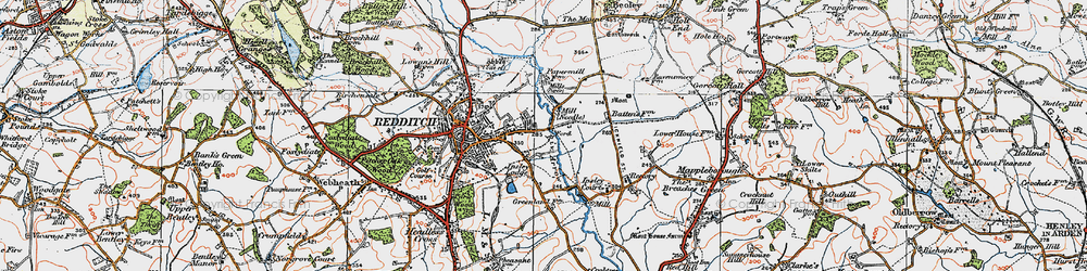 Old map of Lakeside in 1919