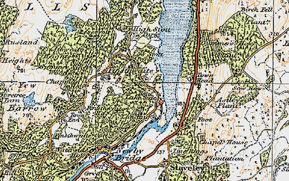 Old map of Lakeside in 1925