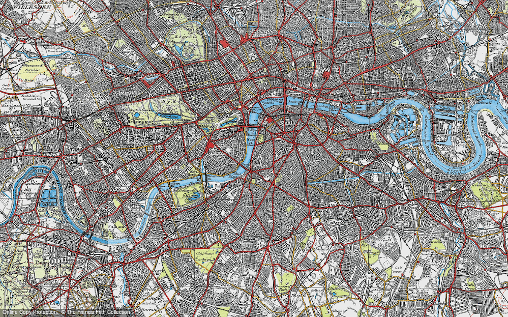 Old Maps of Lambeth, Greater London - Francis Frith