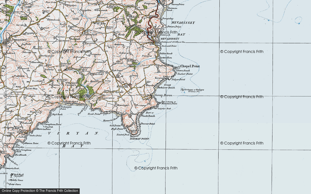 Old Map of Lamledra, 1919 in 1919