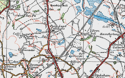 Old map of Land Gate in 1924