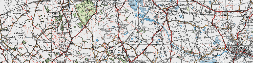 Old map of Land Gate in 1924