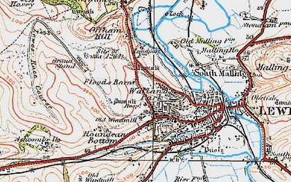 Old map of Landport in 1920