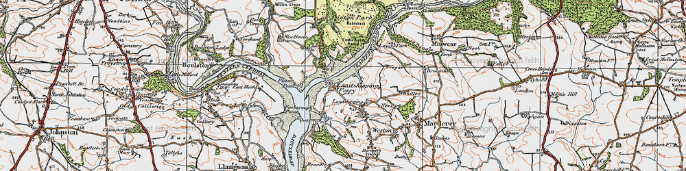 Old map of Picton Point in 1922