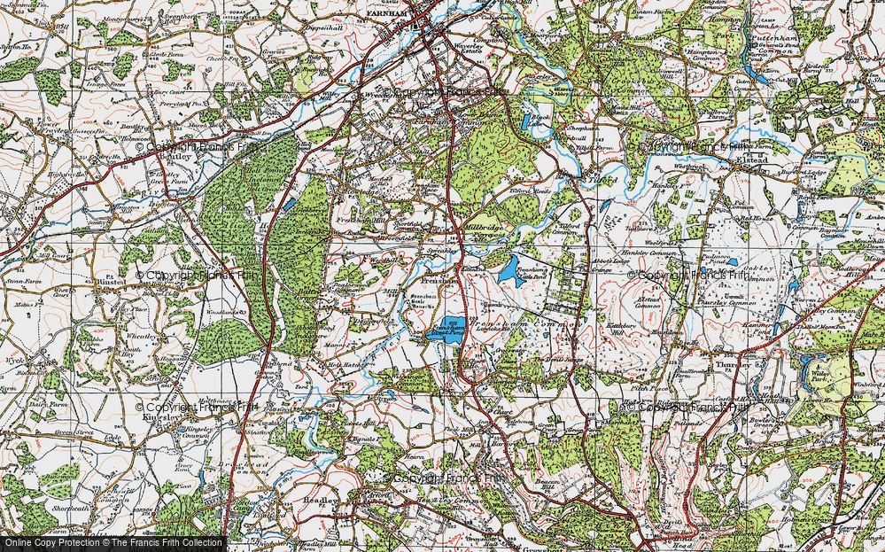 Old Map of Lane End, 1919 in 1919