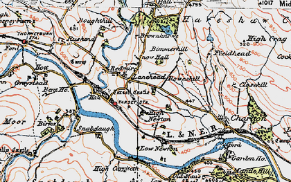 Old map of Brownknowe in 1925