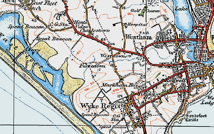 Old map of Lanehouse in 1919
