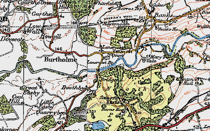 Old map of Boothby in 1925