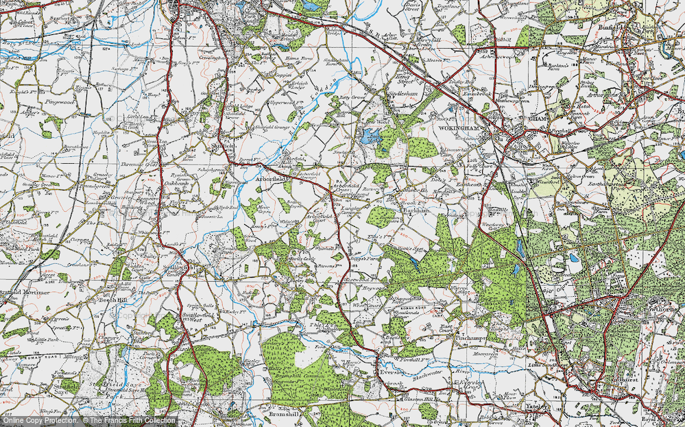 Old Map of Langley Common, 1919 in 1919