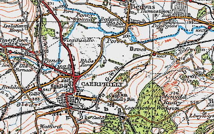 Old map of Lansbury Park in 1919
