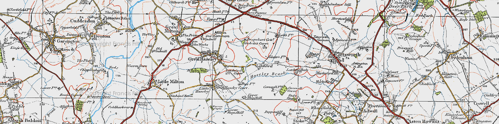 Old map of Latchford in 1919