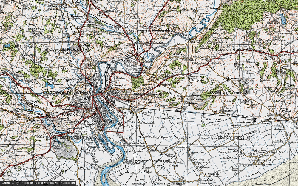 Old Map of Lawrence Hill, 1919 in 1919