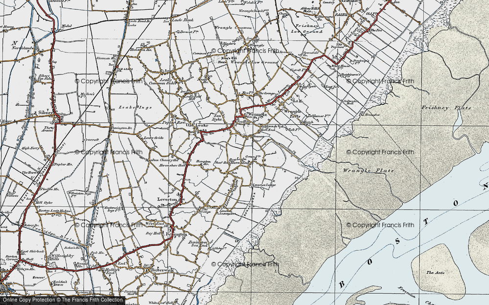 Old Map of Leake Hurn's End, 1922 in 1922