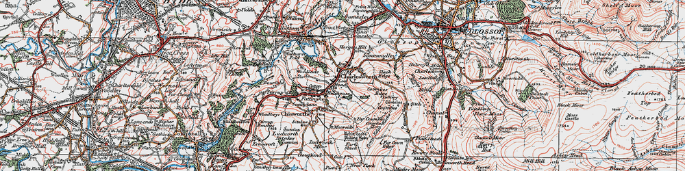 Old map of Lee Head in 1923
