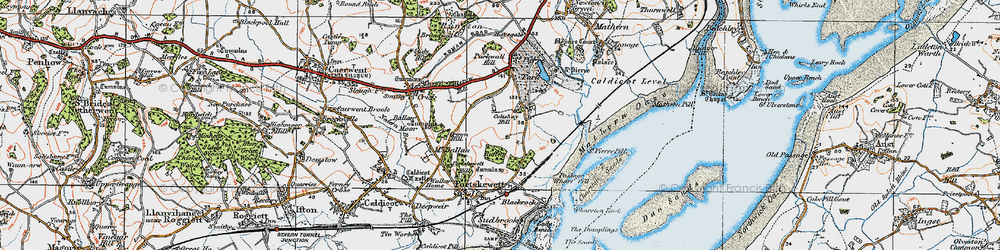 Old map of Leechpool in 1919