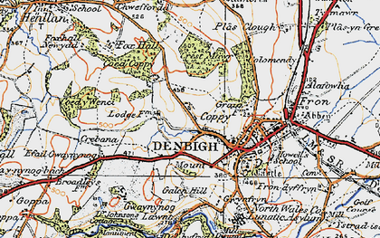 Old map of Lenten Pool in 1922