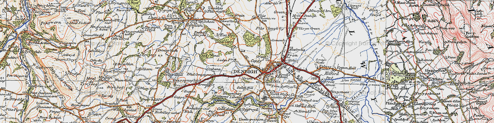 Old map of Lenten Pool in 1922