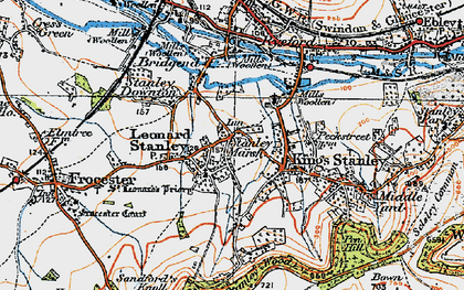 Old map of Leonard Stanley in 1919