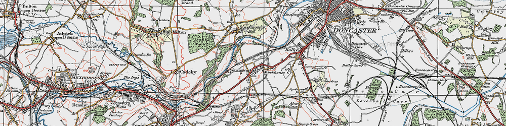 Old map of Levitt Hagg in 1923