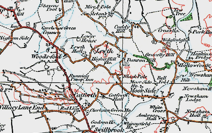 Old map of Lewth in 1924
