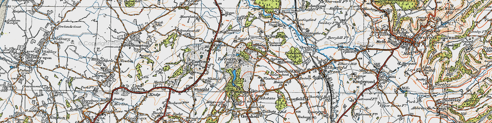 Old map of Leyhill in 1919