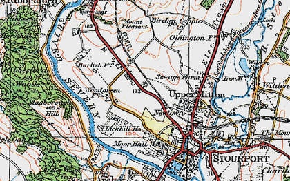 Old map of Lickhill in 1920