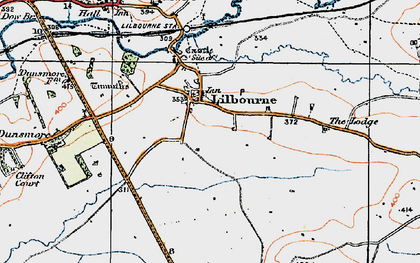Old map of Lilbourne in 1920
