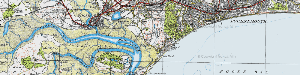 Old map of Lilliput in 1919