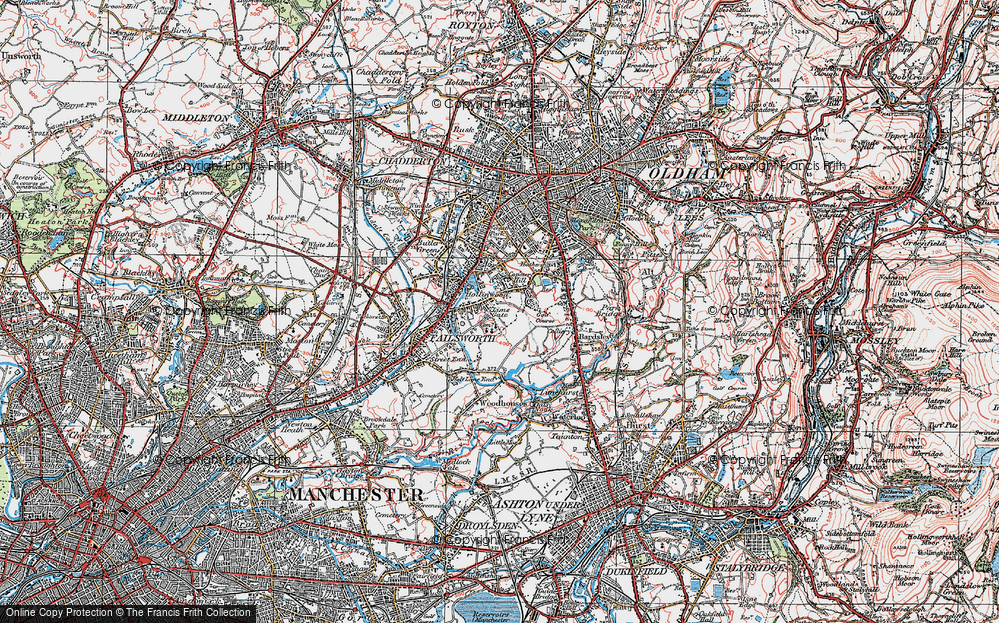 Old Map of Lime Side, 1924 in 1924