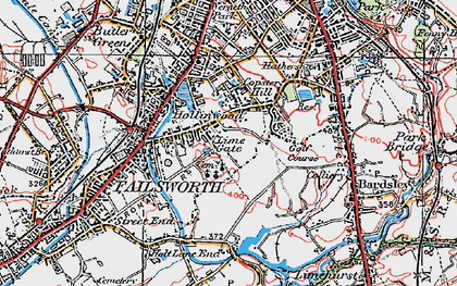 Old map of Lime Side in 1924