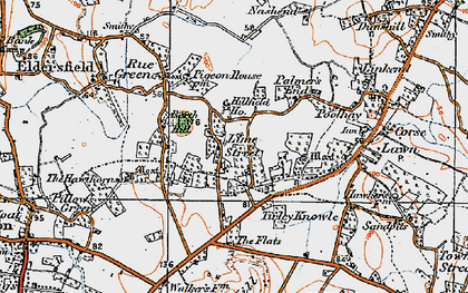 Old map of Lime Street in 1919