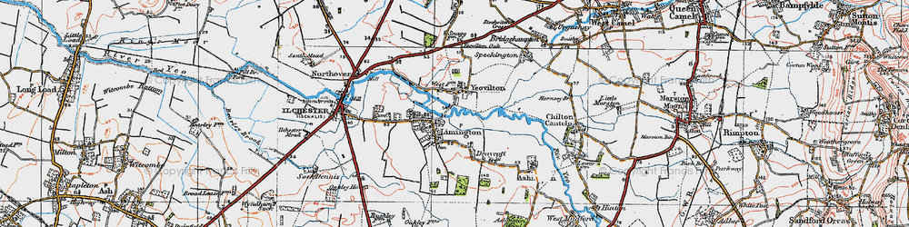 Old map of Limington in 1919