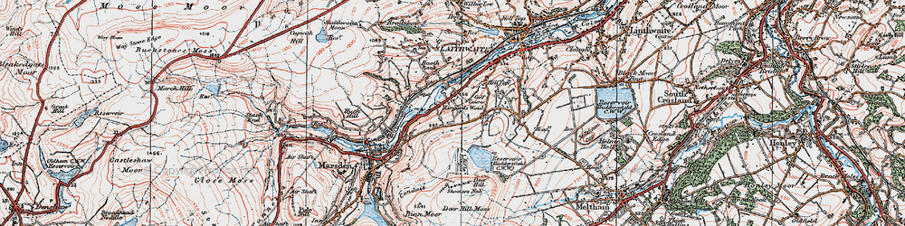 Old map of Booth Bank in 1924