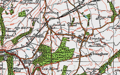 Old map of Lingdale in 1925