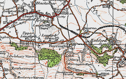 Old map of Link in 1919