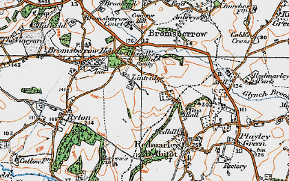 Old map of Lintridge in 1919