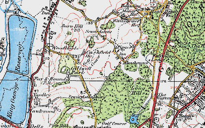 Old map of Lippitts Hill in 1920
