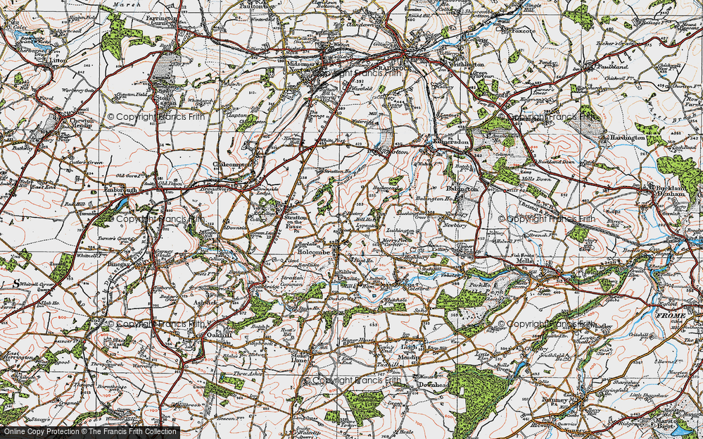 Old Map of Lipyeate, 1919 in 1919