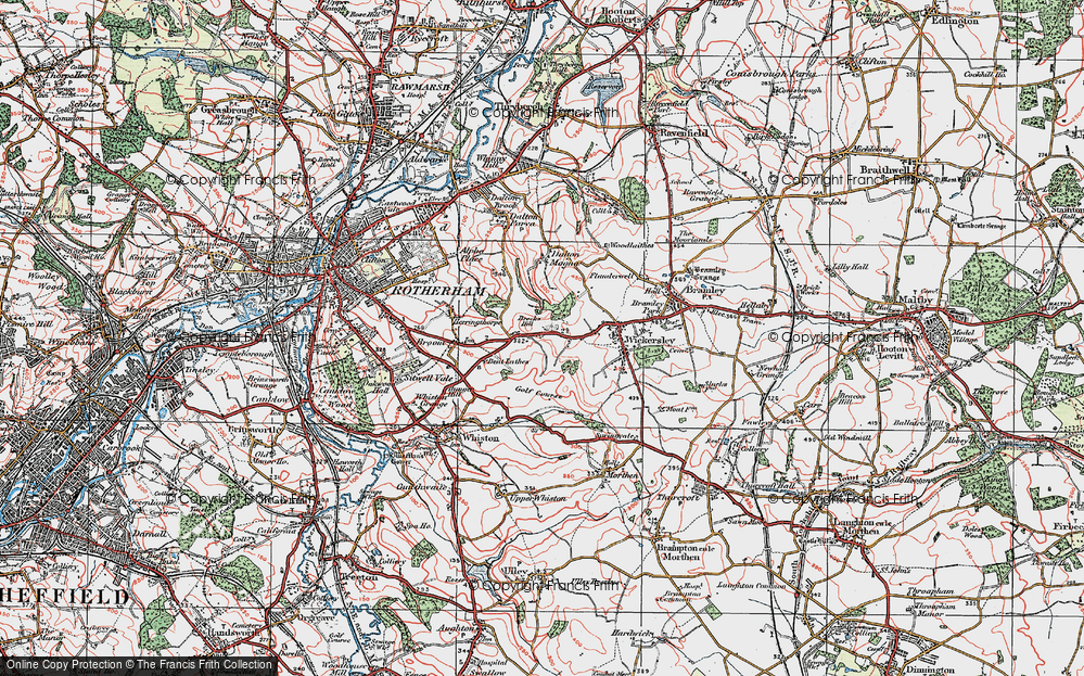 Old Map of Listerdale, 1923 in 1923