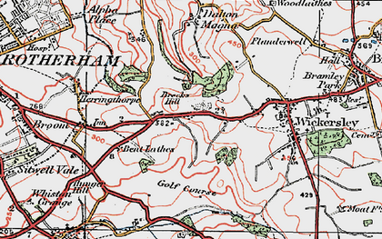 Old map of Listerdale in 1923