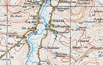 Old map of Winchester's Pond in 1920