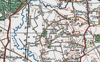 Old map of Litmarsh in 1920