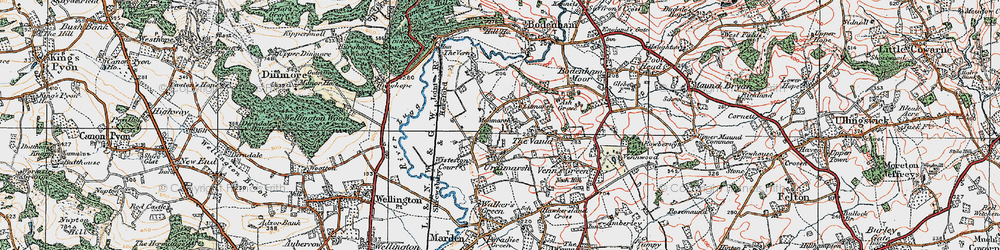 Old map of Litmarsh in 1920