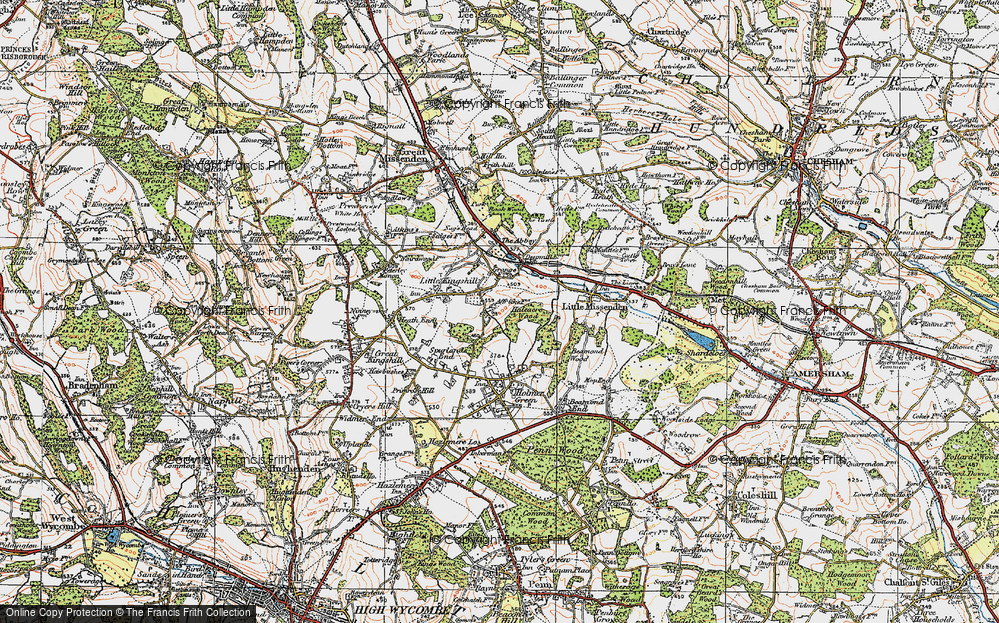 Old Map of Little Boys Heath, 1919 in 1919