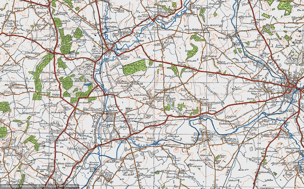 Old Map of Little Britain, 1919 in 1919