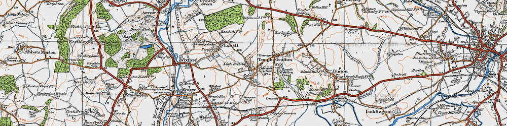Old map of Little Britain in 1919